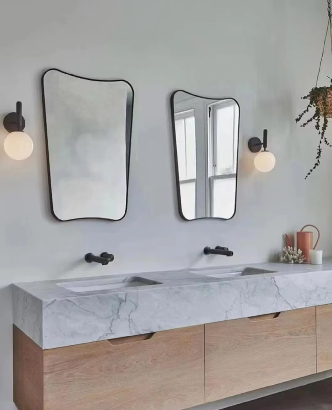 Metall Framed Full Length Wall Mirror