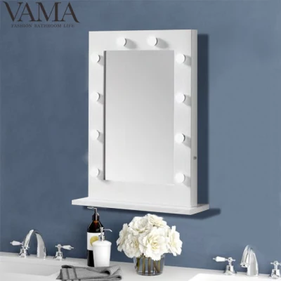 Vama nouveau Design Hollywood miroir ampoules blanches variateur de lumière miroirs de maquillage 7703